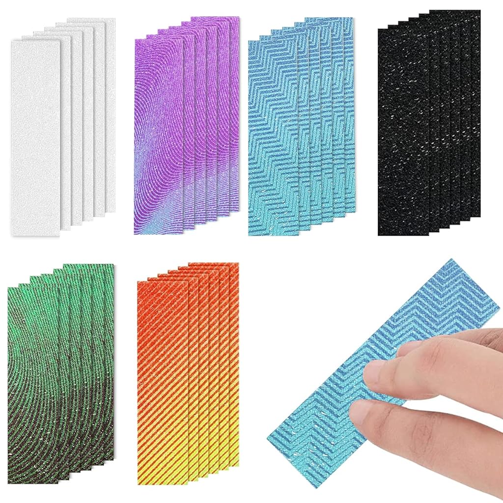 HASTHIP 36 Sheet Anxiety Sensory Stickers Color Matte Textured Fidget Strip Sticker Relieve Stress Sensory Calm Textured Strips Adhesives Anxiety Relief for Adults Teens HASTHIP 36 Sheet Anxiety Sensory Stickers Color Matte Textured Fidget Strip Sticker Relieve Stress Sensory Calm Textured Strips Adhesives Anxiety Relief for Adults Teens